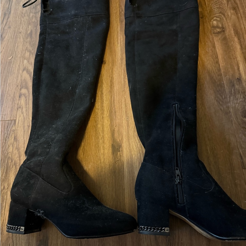 Michael Kors Black Over the Knee Boots